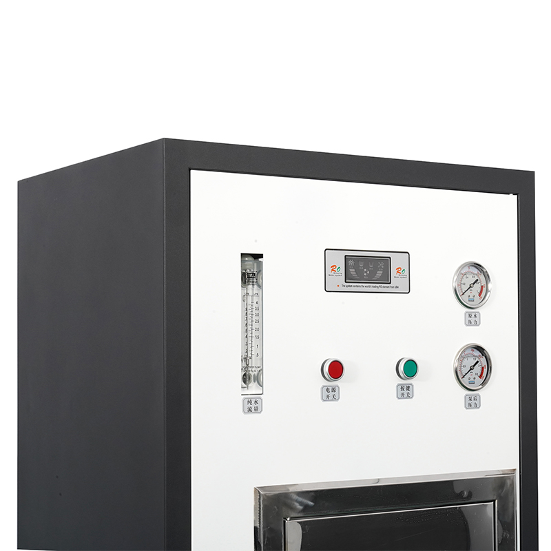 按键打水款中柜800加仑商用反渗透净水器（滤水器）