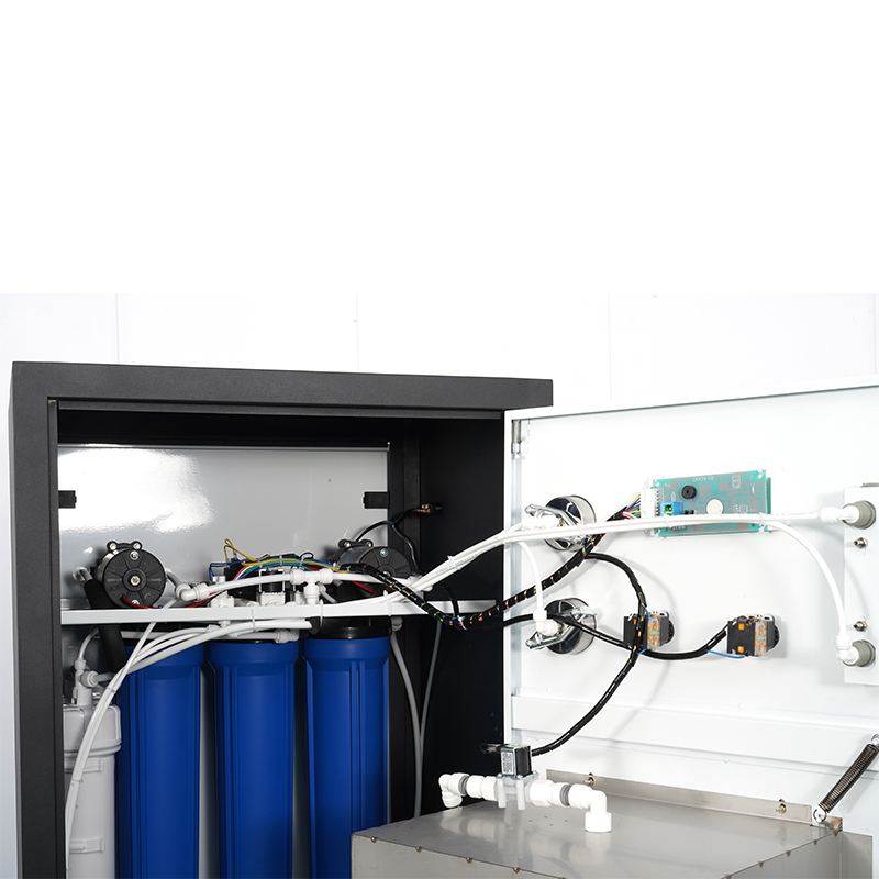 按键打水款中柜800加仑商用反渗透净水器（滤水器）