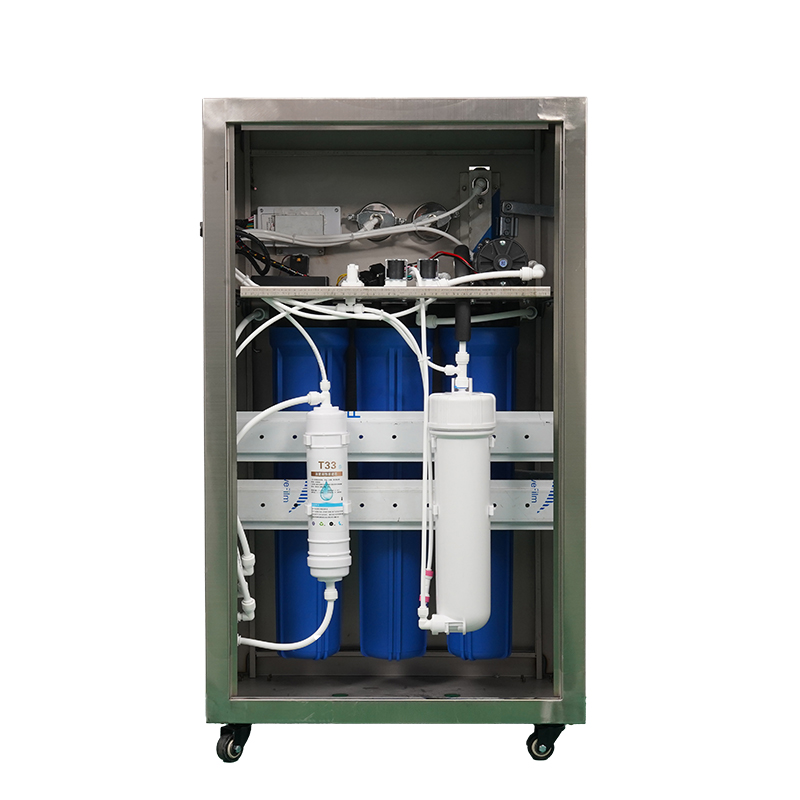 不锈钢款400加仑商用反渗透净水器（滤水器）